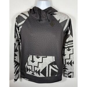 Burton Women's Hoodie Dryride Ski Snowboard Heron Small Black & Gray - 962